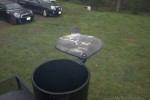 Smoke stack with damper to allow smoke to escape